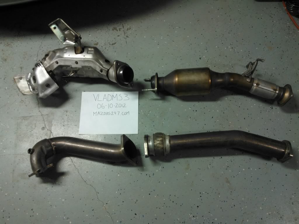 TurboXS Downpipe, Sure Aeros Intake, H&R Spring, Corksport RMM Insert, Prosport Gauge Mazdas247